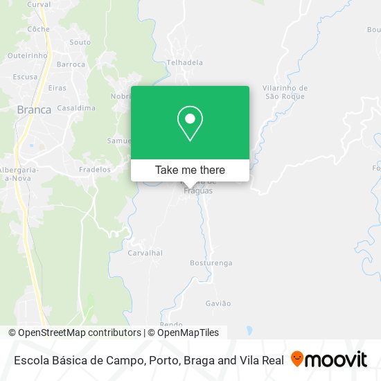 Escola Básica de Campo mapa