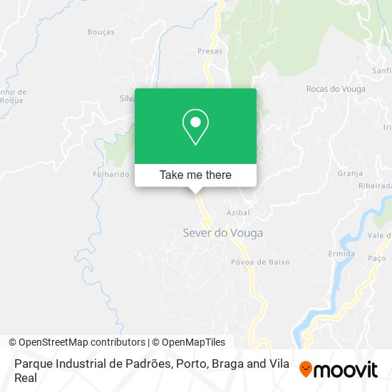 Parque Industrial de Padrões mapa