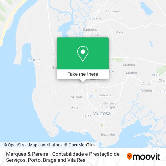 Marques & Pereira - Contabilidade e Prestação de Serviços mapa