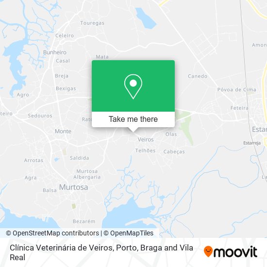 Clínica Veterinária de Veiros map