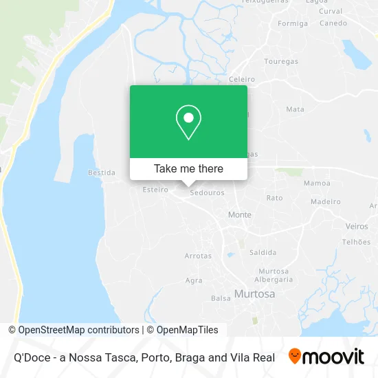 Q'Doce - a Nossa Tasca map