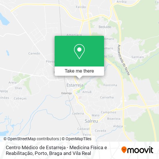 Centro Médico de Estarreja - Medicina Física e Reabilitação mapa