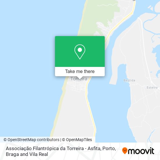 Associação Filantrópica da Torreira - Asfita mapa