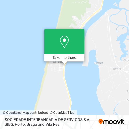 SOCIEDADE INTERBANCARIA DE SERVICOS S A SIBS map
