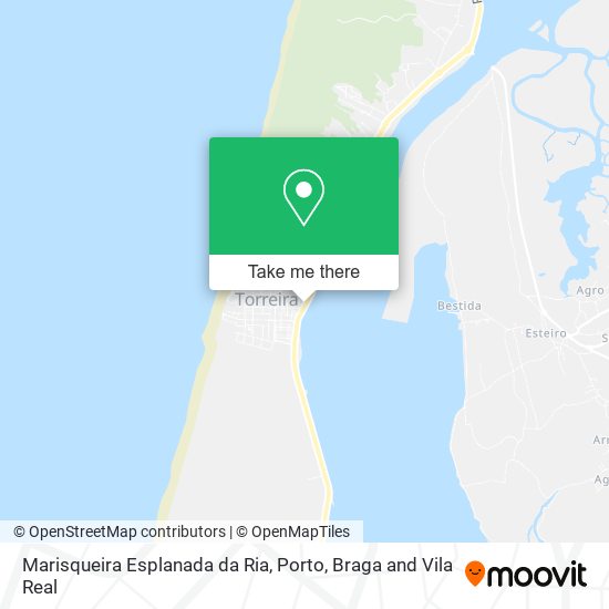 Marisqueira Esplanada da Ria mapa