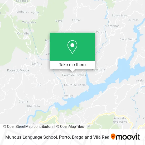 Mundus Language School map