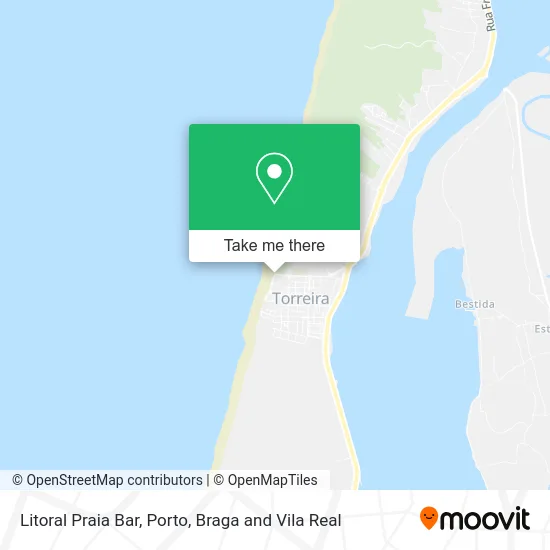 Litoral Praia Bar map
