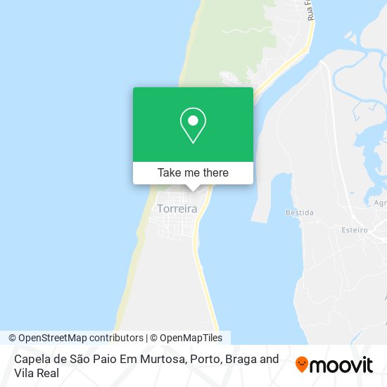 Capela de São Paio Em Murtosa mapa