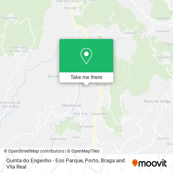 Quinta do Engenho - Eco Parque map