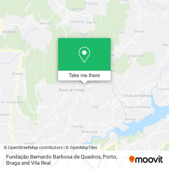 Fundação Bernardo Barbosa de Quadros mapa