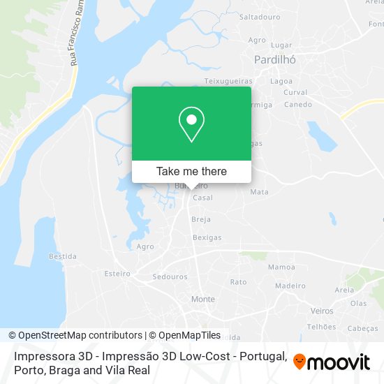 Impressora 3D - Impressão 3D Low-Cost - Portugal map