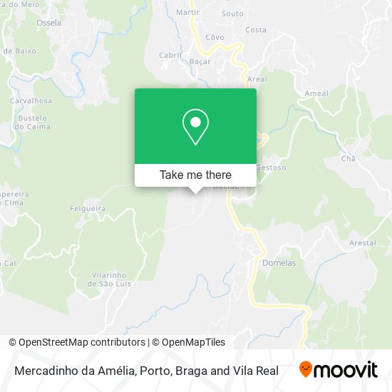 Mercadinho da Amélia mapa