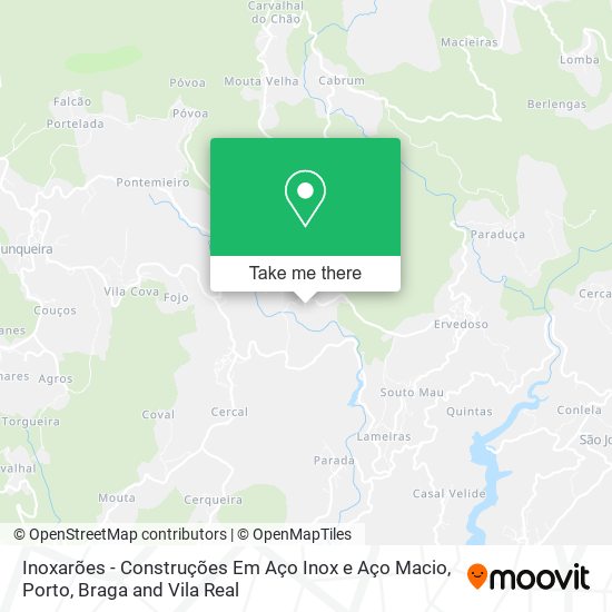 Inoxarões - Construções Em Aço Inox e Aço Macio map