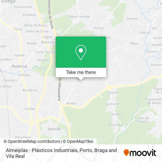 Almeiplás - Plásticos Industriais mapa
