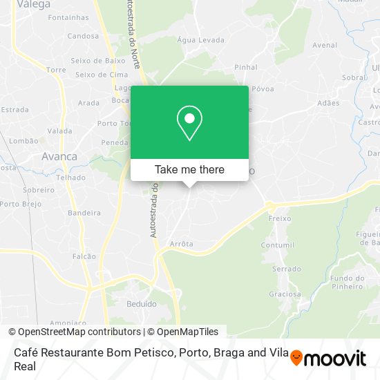 Café Restaurante Bom Petisco map