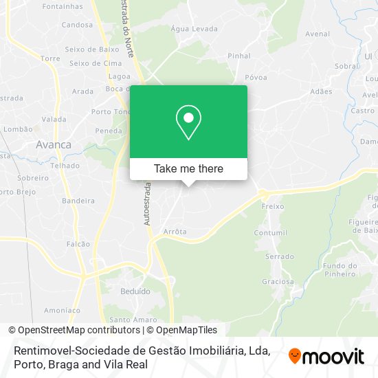 Rentimovel-Sociedade de Gestão Imobiliária, Lda mapa