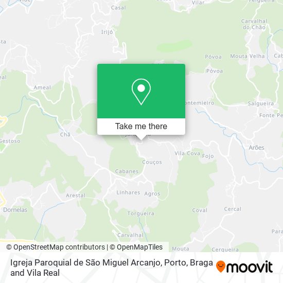 Igreja Paroquial de São Miguel Arcanjo mapa