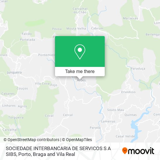 SOCIEDADE INTERBANCARIA DE SERVICOS S A SIBS mapa