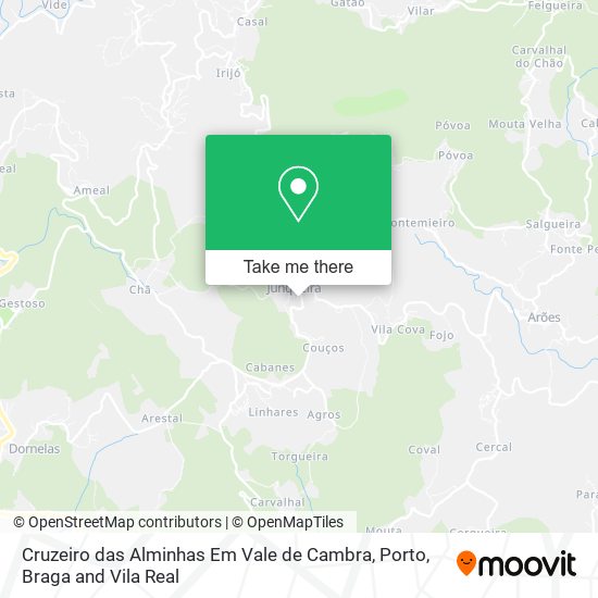 Cruzeiro das Alminhas Em Vale de Cambra map