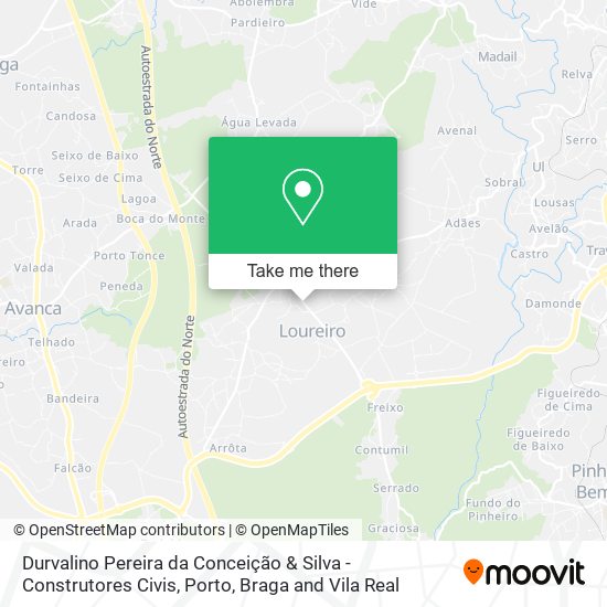 Durvalino Pereira da Conceição & Silva - Construtores Civis mapa