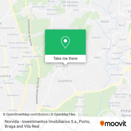 Norvida - Investimentos Imobiliários S.a. mapa