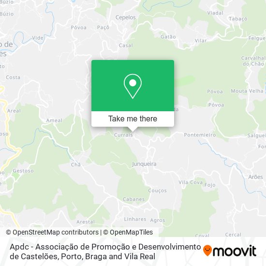 Apdc - Associação de Promoção e Desenvolvimento de Castelões map