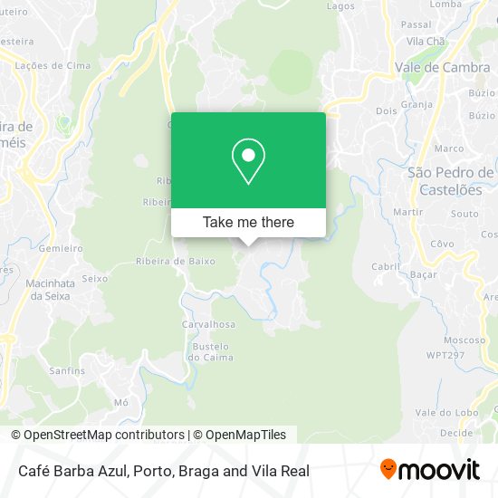 Café Barba Azul mapa
