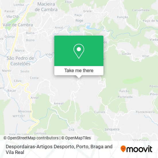Despordairas-Artigos Desporto mapa