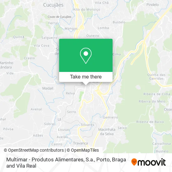 Multimar - Produtos Alimentares, S.a. map