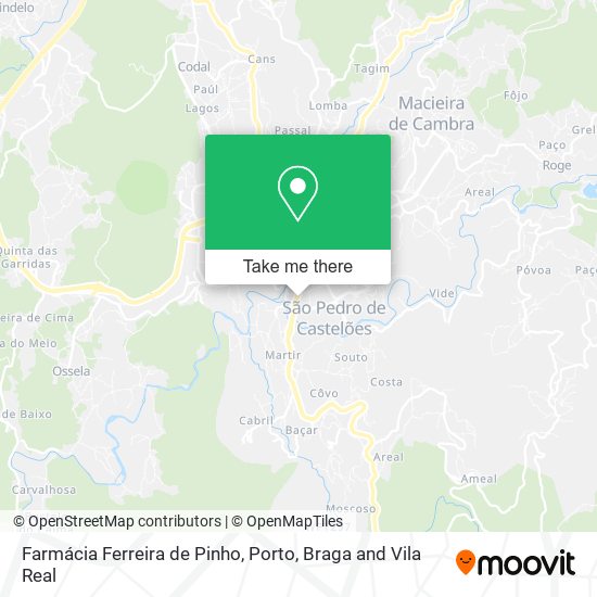 Farmácia Ferreira de Pinho map