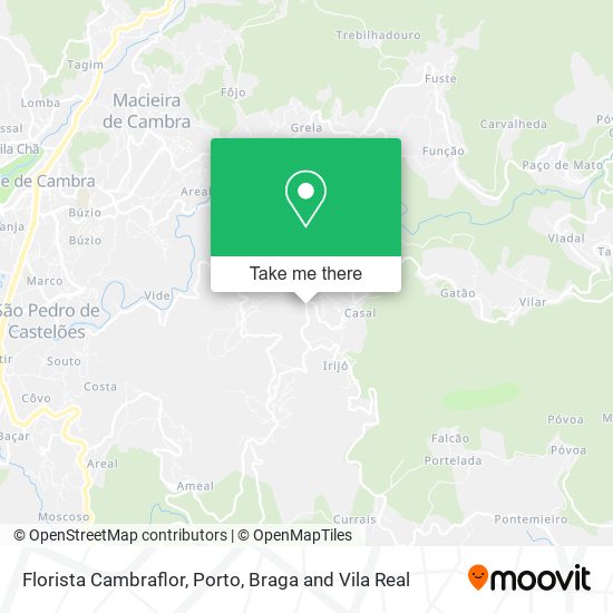 Florista Cambraflor mapa