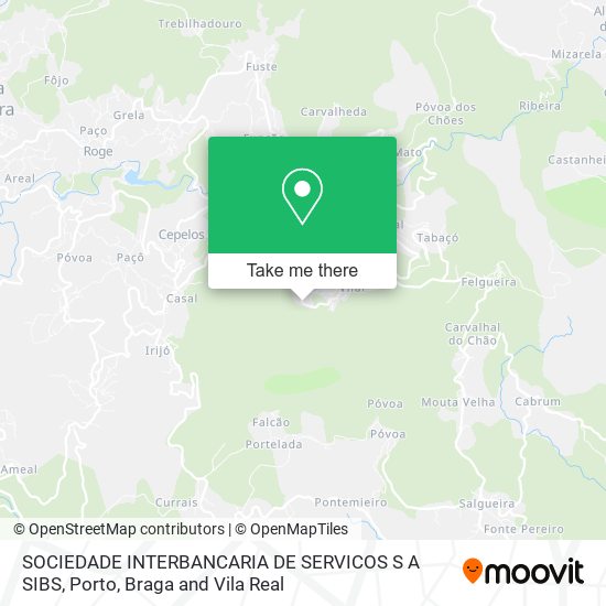 SOCIEDADE INTERBANCARIA DE SERVICOS S A SIBS mapa