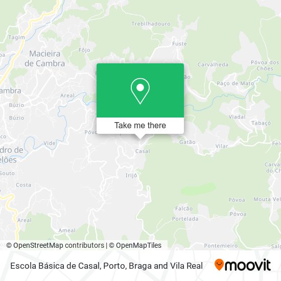 Escola Básica de Casal map