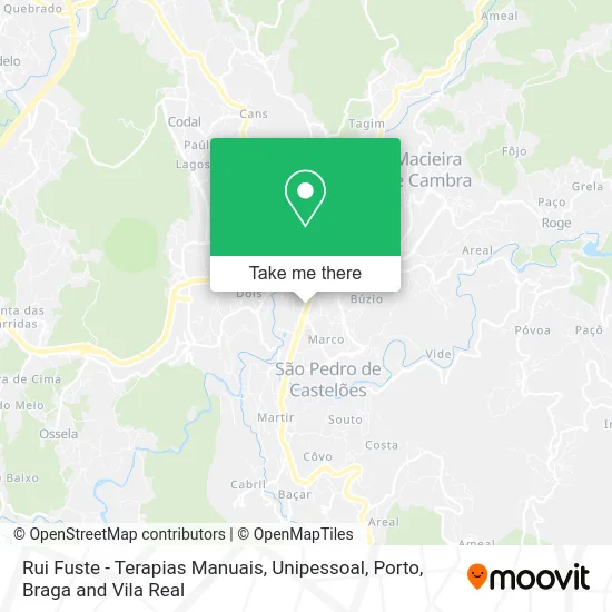 Rui Fuste - Terapias Manuais, Unipessoal map