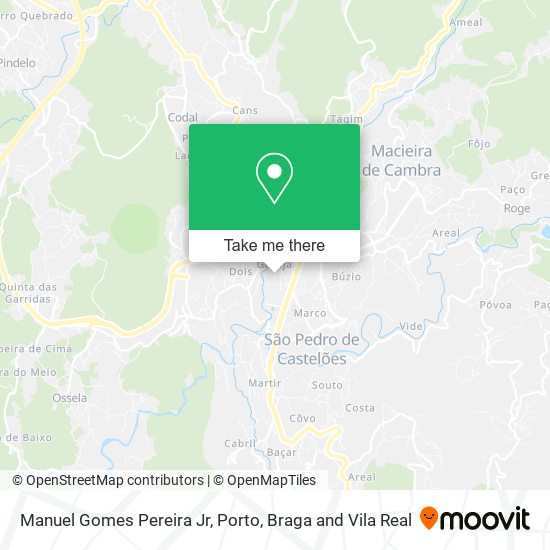 Manuel Gomes Pereira Jr map