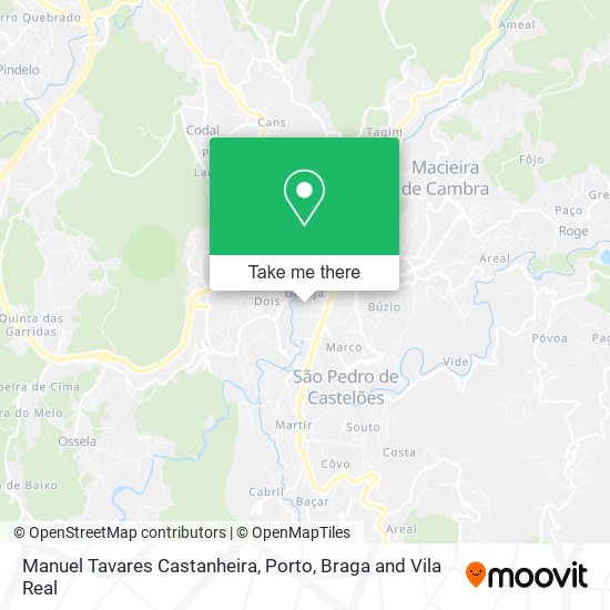 Manuel Tavares Castanheira map