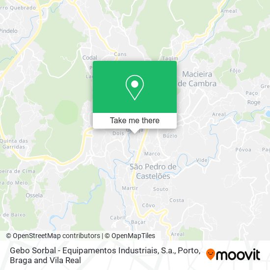 Gebo Sorbal - Equipamentos Industriais, S.a. map