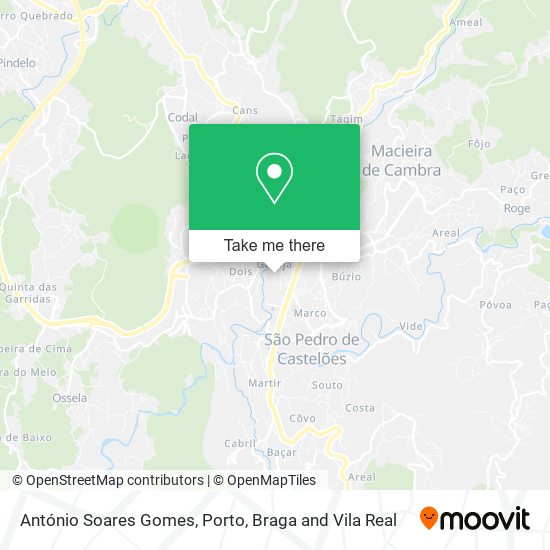 António Soares Gomes map