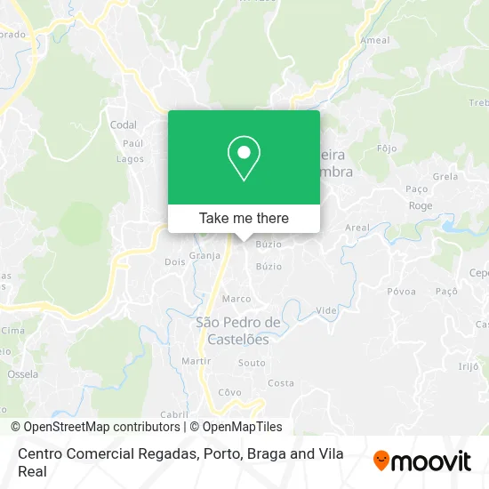 Centro Comercial Regadas map