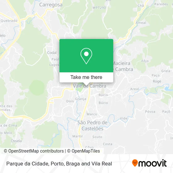 Parque da Cidade map