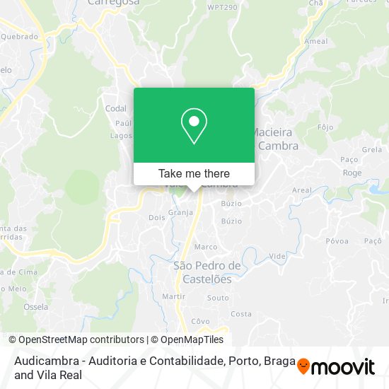 Audicambra - Auditoria e Contabilidade mapa