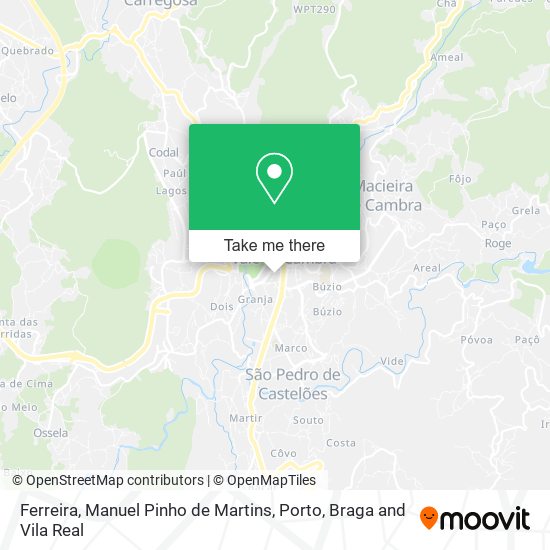 Ferreira, Manuel Pinho de Martins map