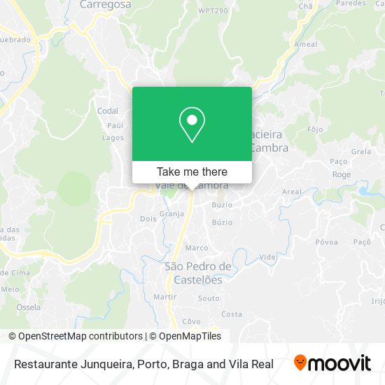 Restaurante Junqueira mapa