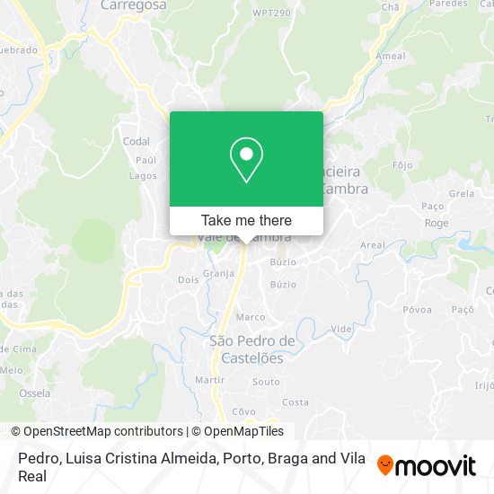 Pedro, Luisa Cristina Almeida map