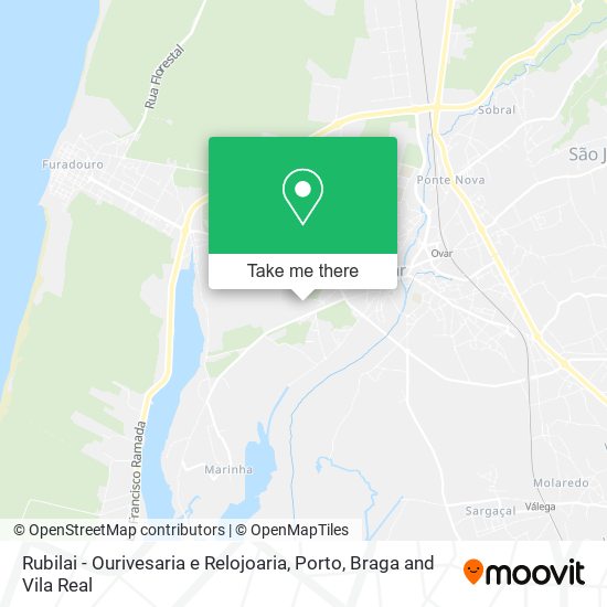 Rubilai - Ourivesaria e Relojoaria map