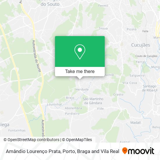 Amândio Lourenço Prata map