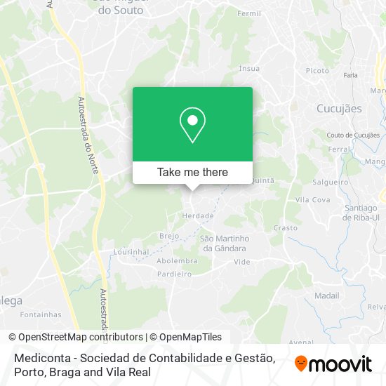 Mediconta - Sociedad de Contabilidade e Gestão mapa