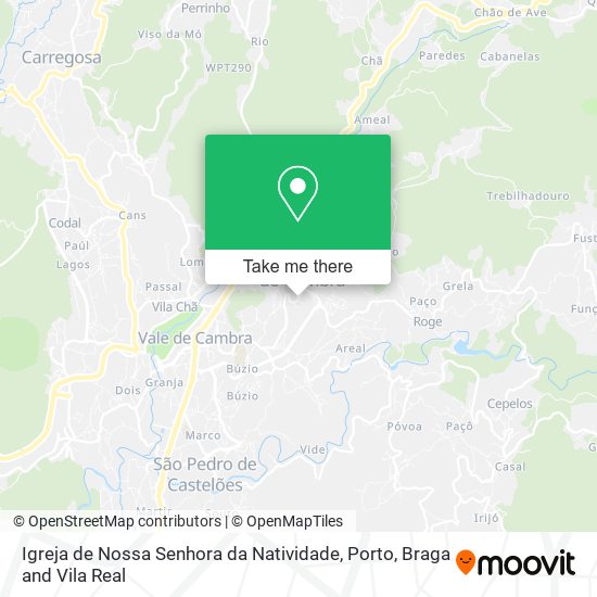Igreja de Nossa Senhora da Natividade map