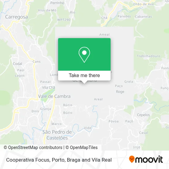 Cooperativa Focus map