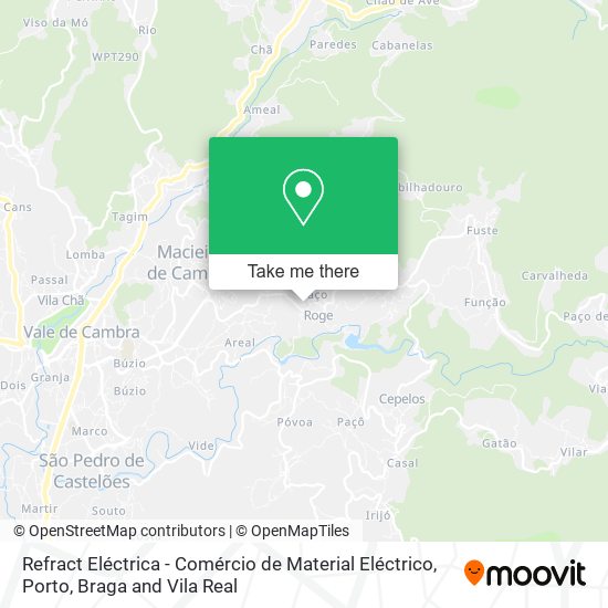 Refract Eléctrica - Comércio de Material Eléctrico mapa
